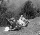 Anonymous, ‘Photograph of Eileen Agar and Joseph Bard lying on the grass out in the countryside in Tenerife’ 1952–6