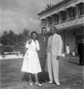 Eileen Agar, ‘Photograph of Joseph Bard with Antonio Ruiz and a woman’ 1952–6