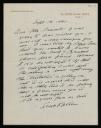 Sir Jacob Epstein, recipient: S Samuels, ‘Letter from Jacob Epstein to Mr S. Samuels’ 14 September 1941
