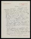 Sir Jacob Epstein, recipient: S Samuels, ‘Letter from Jacob Epstein to Mr S. Samuels’ 12 [December 1941]