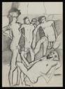 Keith Vaughan, ‘Drawing of a group of five nude males’ 1958–73