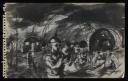 Keith Vaughan, ‘Drawing of men working on Nissen huts’ [1941–2]