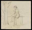 Henry Scott Tuke, ‘Sketch entitled ‘The Park’ by Henry Scott Tuke’ 28 June 1879