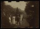 Anonymous, ‘Photograph of Henry Scott Tuke apparently painting Anna Maria Fox in the garden at Penjerrick (although the sitter looks male)’ 1898 