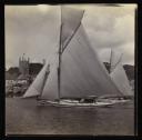 Anonymous, ‘Photograph of Henry Scott Tuke sailing at Fowey with other sailing boats in the background’ [c.1902]