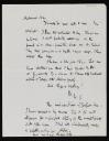 Walter Richard Sickert, recipient: Ethel Sands, ‘Letter from Walter Sickert to Nan Hudson’ [c.1914]