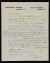 Walter Richard Sickert, recipient: Anna Hope Hudson, ‘Letter from Walter Sickert to Nan Hudson, addressed 6 Mornington Crescent, London’ [c.July 1907]