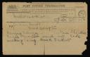 Walter Richard Sickert, recipient: Anna Hope Hudson, ‘Telegram from Walter Sickert to Nan Hudson’ 25 July 1911