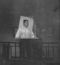 Nigel Henderson, ‘Photograph of Eduardo Paolozzi’ [c.21 February 1950–18 March 1950] 