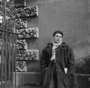 Nigel Henderson, ‘Photograph of Eduardo Paolozzi at Chiswick House, London’ [c.1950s]