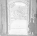 Nigel Henderson, ‘Photograph of an unidentified small boy in a doorway’ [c.1951–2]