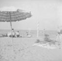 Nigel Henderson, ‘Photograph showing people on a beach wearing swimwear’ [c.1951–2]