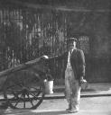 Nigel Henderson, ‘Photograph of a painter with his cart’ [1949–54]
