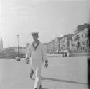 Nigel Henderson, ‘Photograph of a sailor, possibly in Venice’ [c.1951–2]