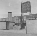 Nigel Henderson, ‘Photograph showing the exterior of Hunstanton Secondary Modern School, Norfolk, during construction’ [c.1953]