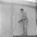 Nigel Henderson, ‘Photograph showing a man working’ [1949–54]