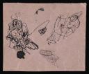 Ithell Colquhoun, ‘Small doodles on scrap paper’ [c.1971]