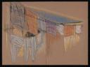 Ithell Colquhoun, ‘Drawing showing clothes hung out on a washing line’ [c.1927–30]