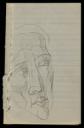Nora Meninsky, ‘Sketch of a male face’ [c.1946–7]