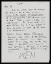 Kenneth Armitage, recipient: Joan Augusta Monro Moore, ‘Letter from Kenneth Armitage to Joan Moore’ 28 September 1954
