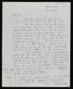 Kenneth Armitage, recipient: Joan Augusta Monro Moore, ‘Letter from Kenneth Armitage to Joan Moore’ March–April 1956
