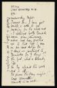 Kenneth Armitage, recipient: Joan Augusta Monro Moore, ‘Letter from Kenneth Armitage to Joan Moore, addressed North Minden Barracks, Deepcut, Aldershot’ [November–December 1939]
