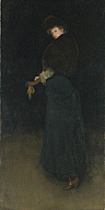 James McNeill Whistler, Arrangement in Black (The Lady in the Yellow Buskin), 1882-5