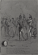 James McNeill Whistler, Dress Parade (recto), c.1852