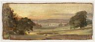 John Constable, The Valley of the Stour at Sunset, 1812