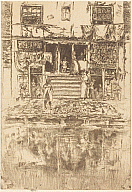 James McNeill Whistler, The Steps, Amsterdam, 1889