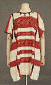 White cotton huipil, 