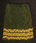 Green cotton skirt, 