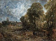 John Constable, Stoke-by-Nayland, c.1835-7