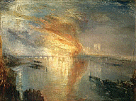 Joseph Mallord William Turner, The Burning of the Houses of Lords and Commons, October 16, 1834, exhibited 1835
