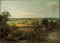 John Constable, Stour Valley and Dedham Church, c.1815