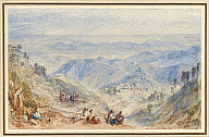 Joseph Mallord William Turner, Mussooree and the Dhoon from Landour, 1835