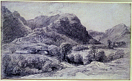 John Constable, Folly Bridge, Borrowdale, 1806