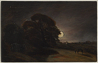 John Constable, Edge of a Heath by Moonlight, 1810