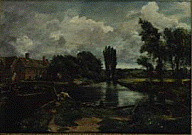 John Constable, Flatford Mill from the Lock, exhibited 1812
