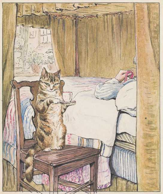 Simpkin Housekeeping by Beatrix Potter | Fine Art Print