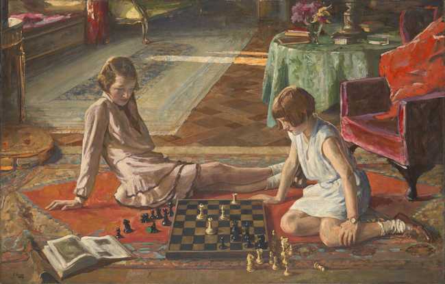 The Chess Players Sir John Lavery 1929 Tate