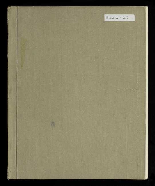 Sketchbook containing post-war studies. Sketch of a seated man wearing  underpants/posing pouch [artist's model], James Boswell, [c.1950]