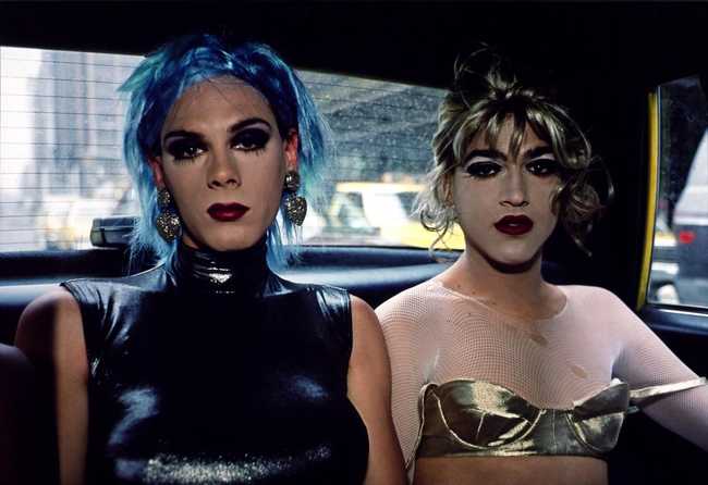 Misty and Jimmy Paulette in a taxi, NYC', Nan Goldin, 1991 | Tate