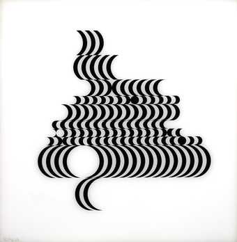 bridget riley op art paintings