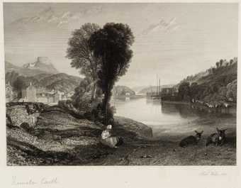 Launceston Cornwall before 1828 Print 60x80cm William Turner 