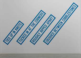 Lawrence Weiner 1942 – 2021 | Tate