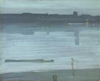 James Abbott McNeill Whistler, Nocturne: Blue and Silver - Chelsea, 1871, Tate Modern, London. https://www.tate.org.uk/art/artworks/whistler-nocturne-blue-and-silver-chelsea-t01571
