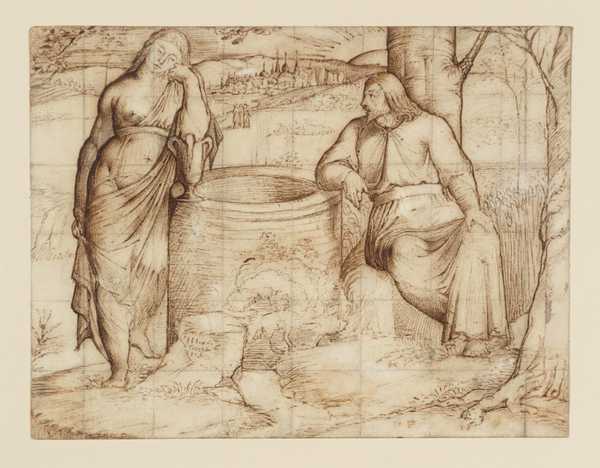 Study for ‘Christ and the Woman of Samaria’
