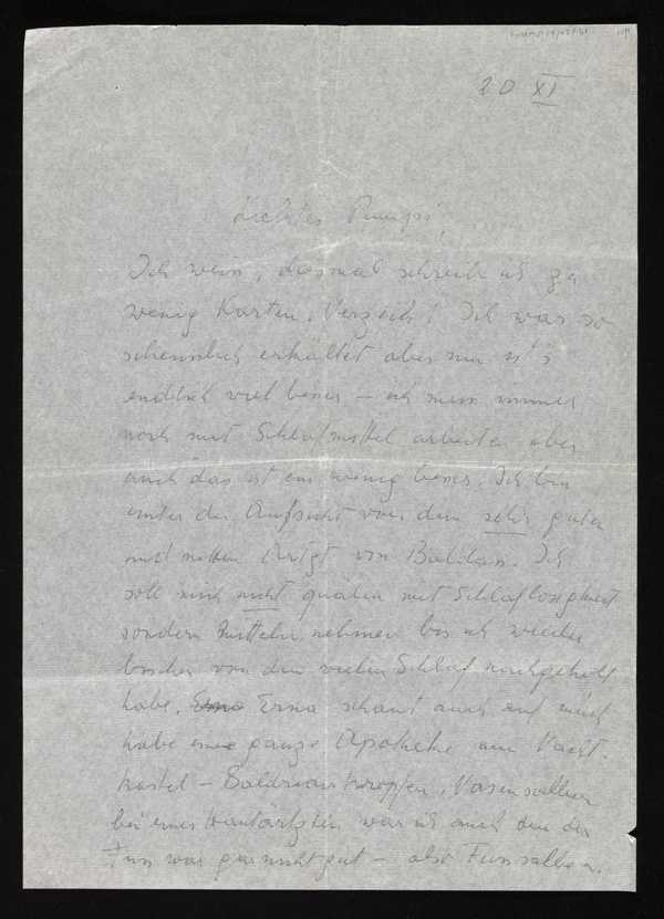 Letter from MarieLouise von Motesiczky, Vienna‘,