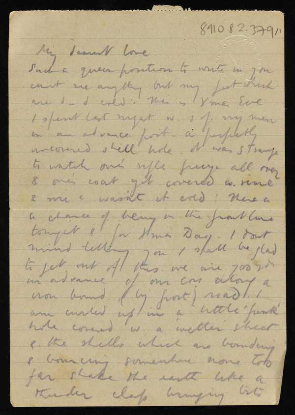 Letter from John Nash to Christine Nash‘, John Nash, recipient ...